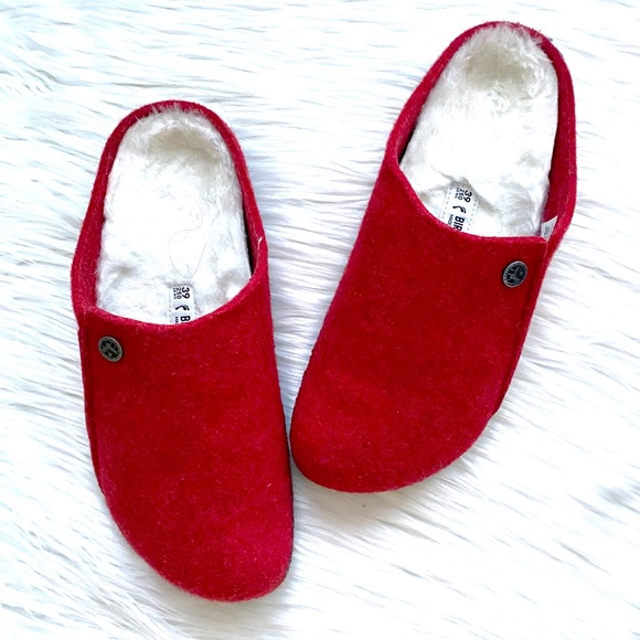 Birkenstock Shoes - Birkenstock Zermatt River Shearling Slippers 39